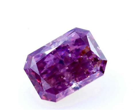 Ultra Rare Purple Diamond 038ct Natural Loose Fancy Deep Pink Purple