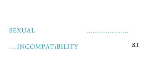 Sexual Incompatibility Ppt