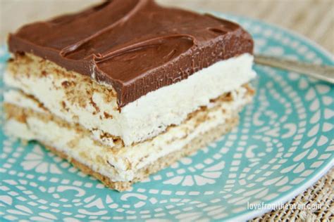Graham Cracker Éclair Cake Love From The Oven