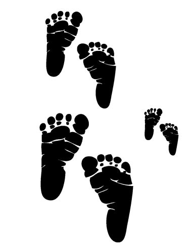 Printable Footprint Pattern Clipart Best Images