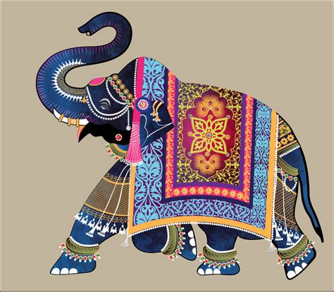 Image Result For Indian Elephant Illustration Kalamkari Painting