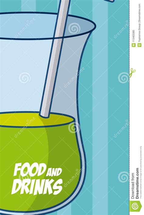 Food And Drinks Stock Vector Illustration Of Glass 113463380