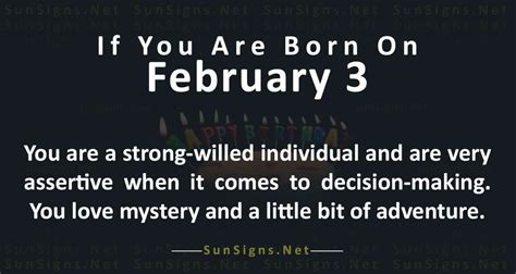 February 3 Zodiac Is Aquarius Birthdays And Horoscope Sunsignsnet