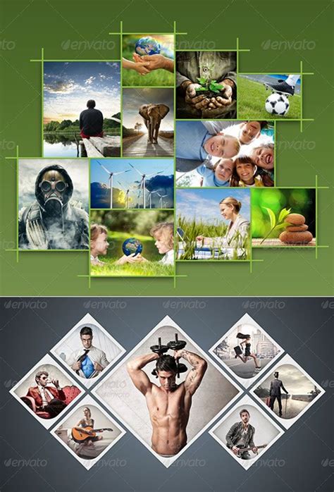 30 Best Photoshop Collage Templates Photo Collage Tem