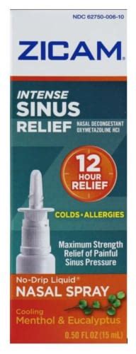 Zicam® Intense Sinus Relief Nasal Spray 05 Fl Oz Ralphs