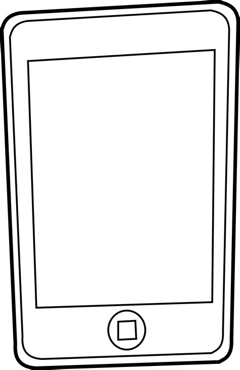 Cell Phone Coloring Pages Coloring Home