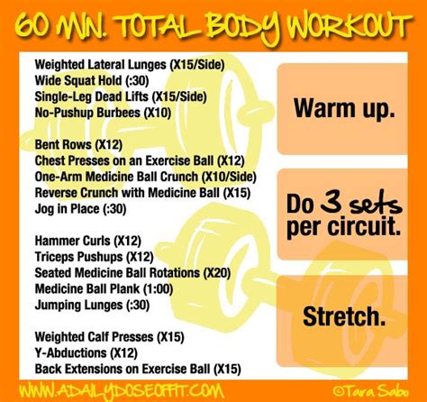 Work Your Entire Body In 60 Minutes With This Circuit Based Workout