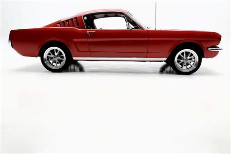 1965 Ford Mustang Fastback Redred Wwhite Shelby Stripes
