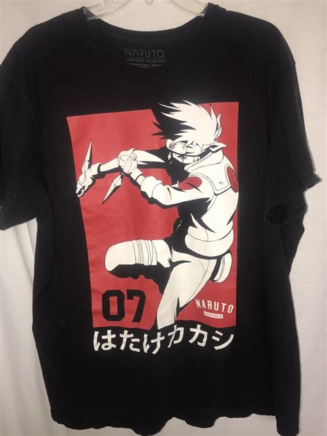 Naruto Shippuden Collection Shirt Xl 2007 Gem