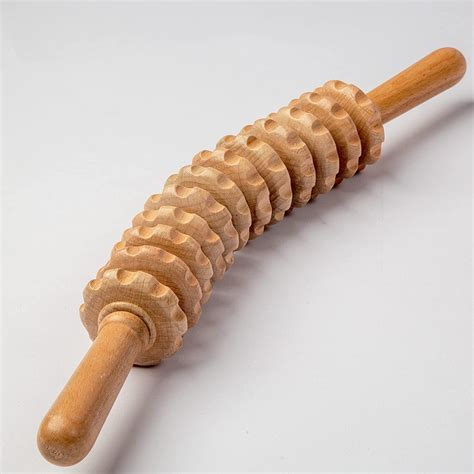 Wood Therapy Roller Massage Tool Lymphatic Drainage Wooden Massage And Muscle Roller Stick