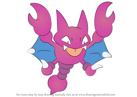 Learn How To Draw Gligar From Pokemon Pokemon Step By