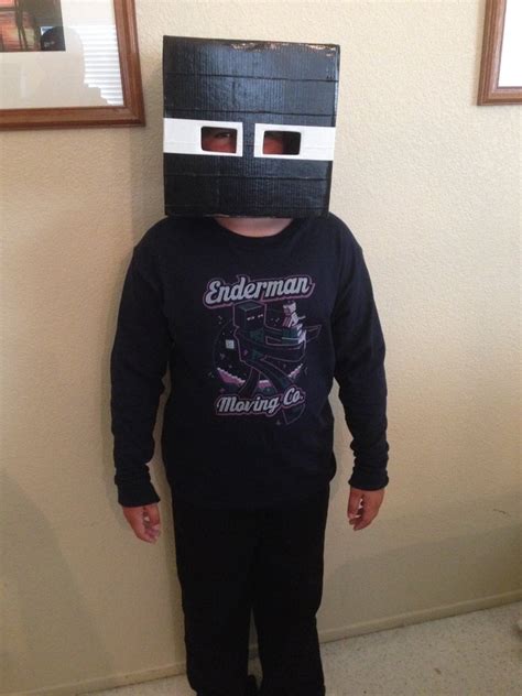 Easy Minecraft Enderman Costume 17 Steps Instructables