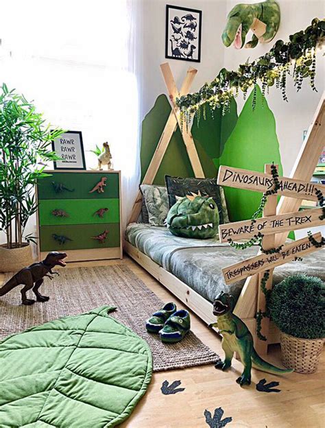 Decorate The Kids Bedroom With Dinosaurs Homemydesign