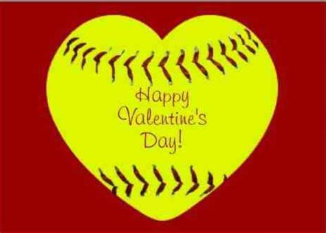 I Have My Softball Valentine Happy Valentines Day Card Valentines Class Party Valentines