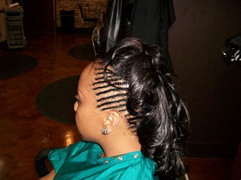 Braided Weave Mohawk Black Hairstyles