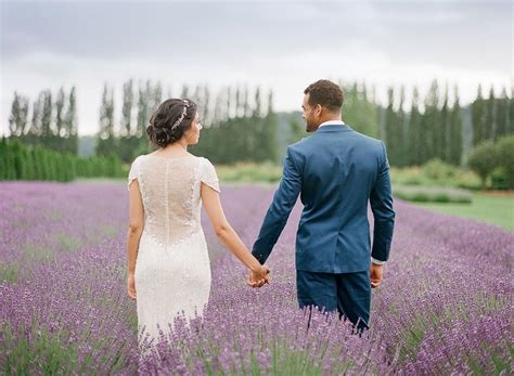 Romantic Stunning Lavender Field Inspiration Shoot