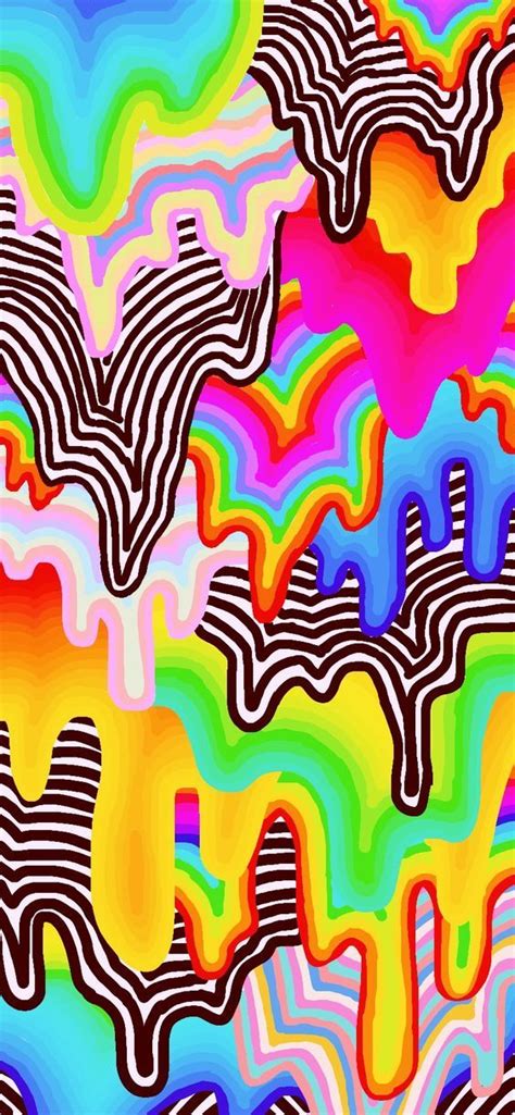 Dripping Colors Artsy Background Trippy Wallpaper Aesthetic Iphone