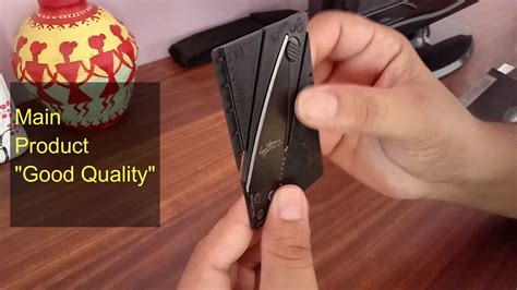 Cardsharp Folding Credit Card Knife Unboxing And First Impression