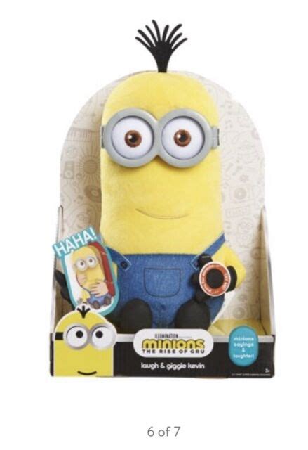 Minions Laugh And Giggle Kevin Plush Talking Minion The Rise Of Gru