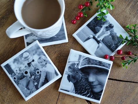 23 Cool Diy Photo Coasters Guide Patterns