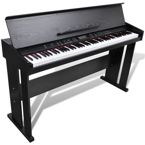 Classic 88 Keys Electronic Piano Electric Keyboard Digital Lcd W Music