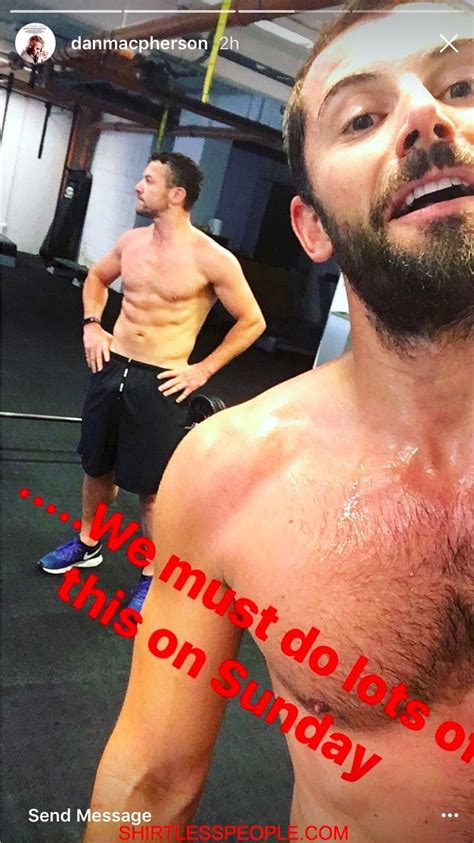 Australian Actor Dan Macpherson Shirtless Snapchat Hot Pic Australian