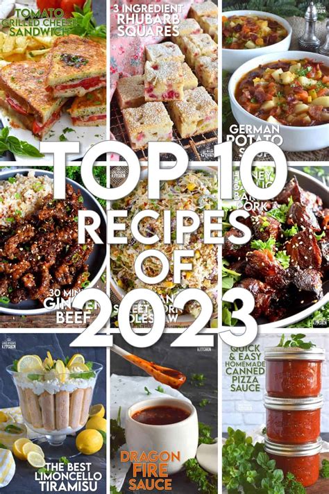 Top 10 Recipes Of 2023 Lord Byrons Kitchen