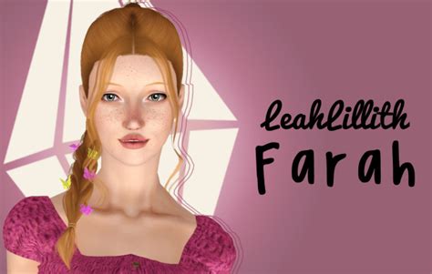 Leahlillith Farah S3 Conversion 🦋 Credits Leahlillith For The Original Ts4 Version Teen