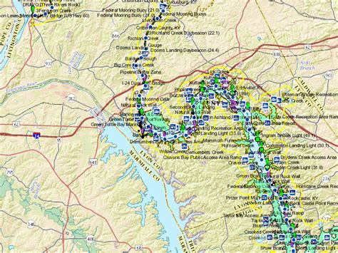 Lower Mississippi River Mile Marker Map