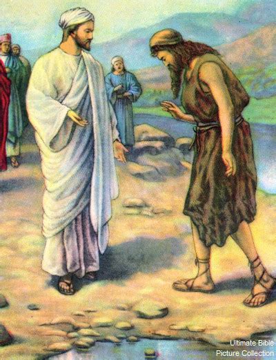 John 1 Bible Pictures Jesus With John The Baptist
