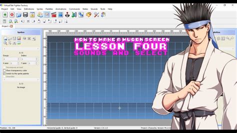How To Make A Mugen Screenpack 2019 Sounds And Select Screen Youtube