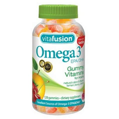Vitafusion Omega 3 Epadha Gummy Vitamins For Adults Dietary Supplement