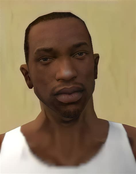 The Enhance Image Of Cj Looks Much Better And Detailed Than The Definitive Edition R Gta