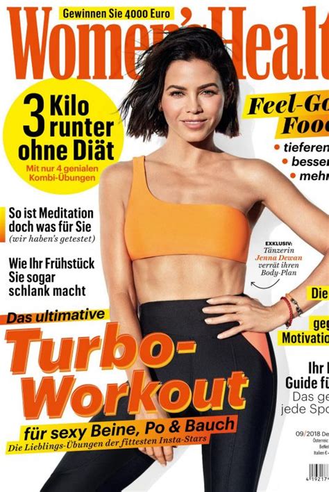 Jenna Dewan In Womens Health Magazine Germany September 2018 Hawtcelebs