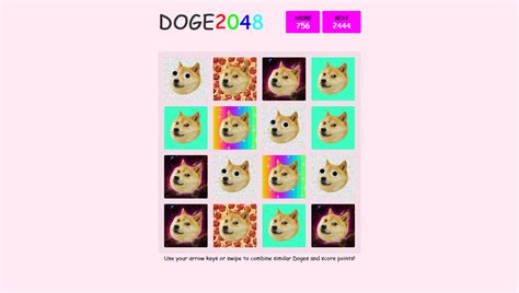Play Doge 2048