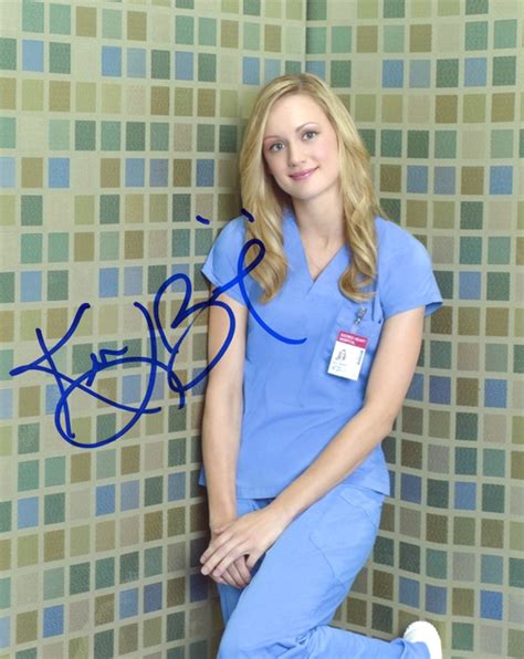 Kerry Bishe Scrubs Autograph Signed X Photo B Acoa Ebay
