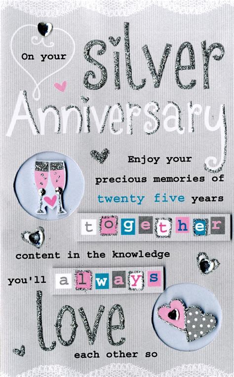 25th Wedding Anniversary Wishes With Photo Happy 25th Wedding