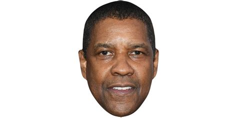 Denzel Washington Smile Celebrity Mask Celebrity Cutouts