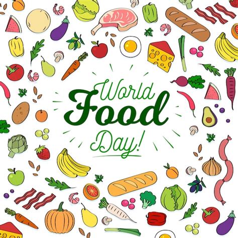Premium Vector World Food Day