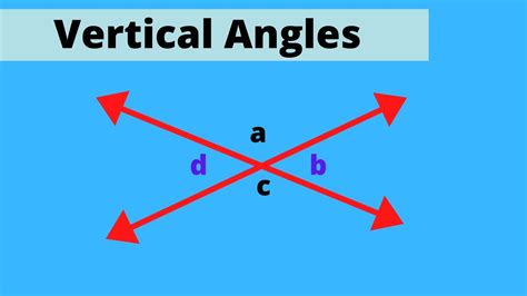 What Are Vertical Angles Youtube