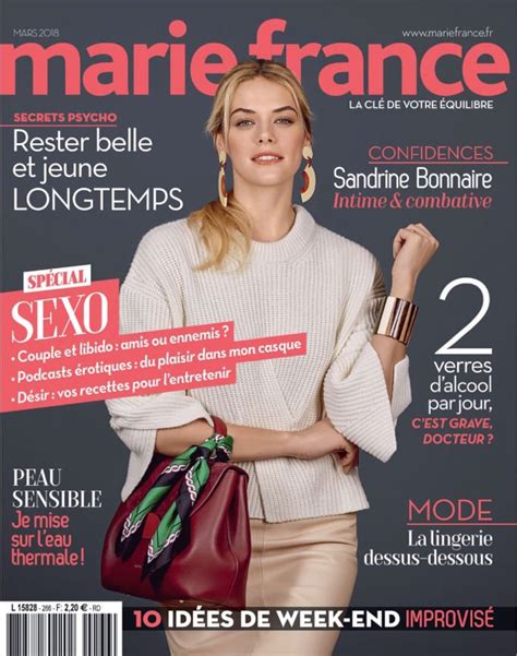 Marie France Mars 2018 Couverture Concerto No1 Mariefrance