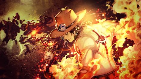 One Piece Portgas D Ace On Fire 4k 8k Hd Anime Wallpapers Hd