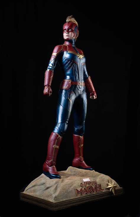 Captain Marvel Captain Marvel Life Size Statue Sold Out Section9
