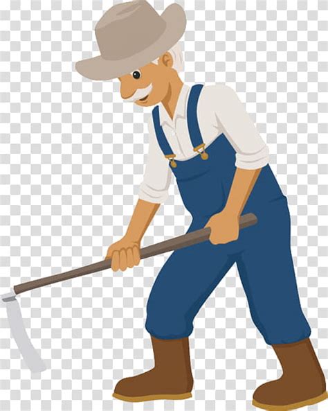 Agriculturist Drawing Agriculture Farm Cartoon Construction Worker