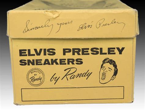 1956 Elvis Presley Enterprises Elvis Presley Sneakers With R