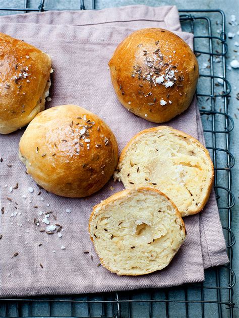 Bath Buns Bread Recipes Jamie Oliver