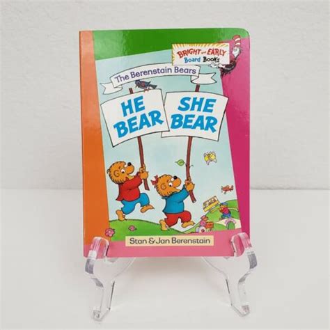 Dr Seuss Hardcover Board Books He Bear She Bear Stan And And Jan Berenstain Lot Ebay