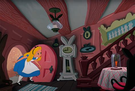 Vintage Disney Alice In Wonderland Storyboard Of Alice In The White