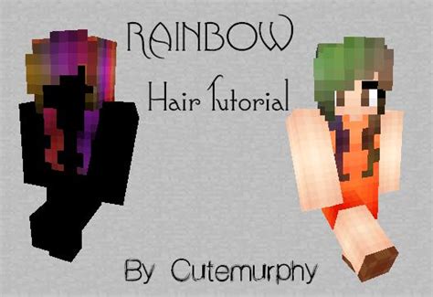 Rainbow Hair Tutorial Minecraft Blog
