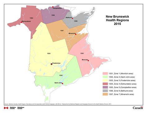 Keeping ontario safe and open. Map 4 New Brunswick Health Regions, 2015